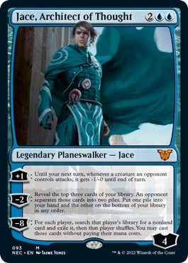 Jace, Architect of Thought (Commander: Kamigawa: Neon Dynasty) Medium Play