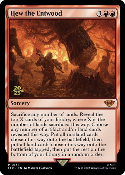 Hew the Entwood (Promos: Prerelease Cards) Near Mint Foil
