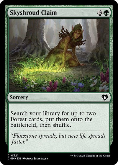 Skyshroud Claim (Commander Masters) Medium Play Foil