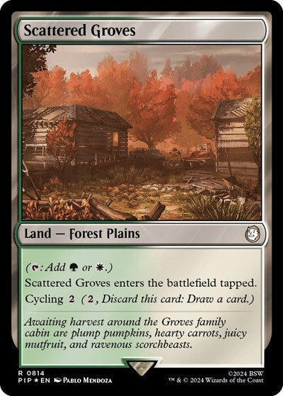 Scattered Groves (Surge Foil) (Universes Beyond: Fallout) Near Mint Foil