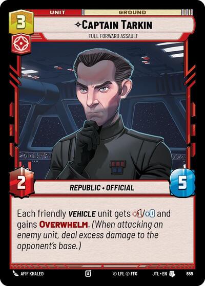 Captain Tarkin Full Forward Assault (Foil) (Jump to Lightspeed) Near Mint Foil