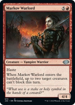 Markov Warlord (Jumpstart 2022) Medium Play
