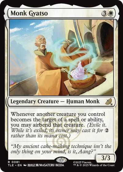 Monk Gyatso (Avatar: The Last Airbender: Eternal-Legal) Light Play Foil