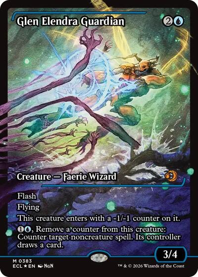 Glen Elendra Guardian (0383) (Showcase) (Lorwyn Eclipsed) Near Mint Foil