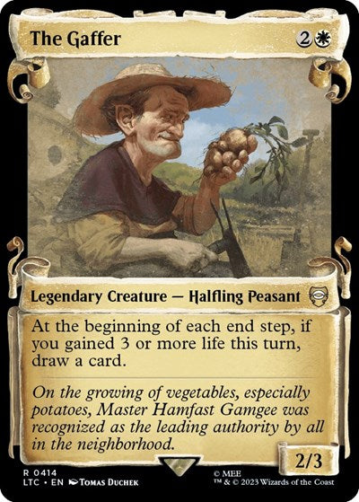 The Gaffer (Showcase Scrolls) (Commander: The Lord of the Rings: Tales of Middle-earth) Near Mint Foil