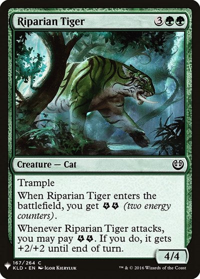 Riparian Tiger (Mystery Booster) Near Mint