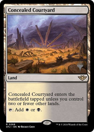 Concealed Courtyard (Promo Pack: Outlaws of Thunder Junction) Near Mint