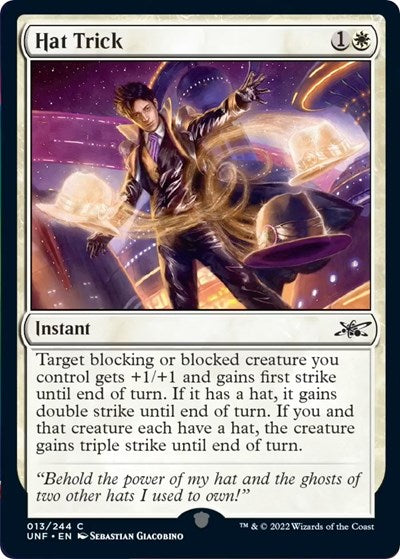 Hat Trick (Unfinity) Light Play