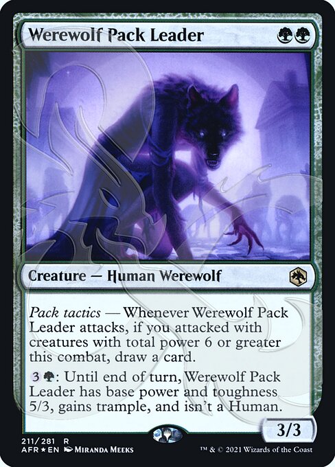 Werewolf Pack Leader (AFR Ampersand Promos) Near Mint Foil