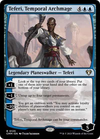 Teferi, Temporal Archmage (Commander Masters) Near Mint