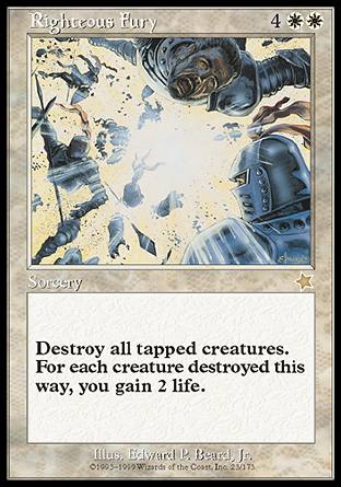 Righteous Fury (Starter 1999) Near Mint