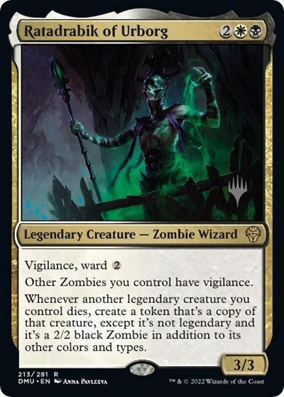 Ratadrabik of Urborg (Promo Pack: Dominaria United) Light Play Foil
