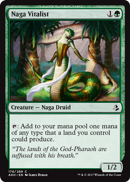 Naga Vitalist (Amonkhet) Near Mint Foil