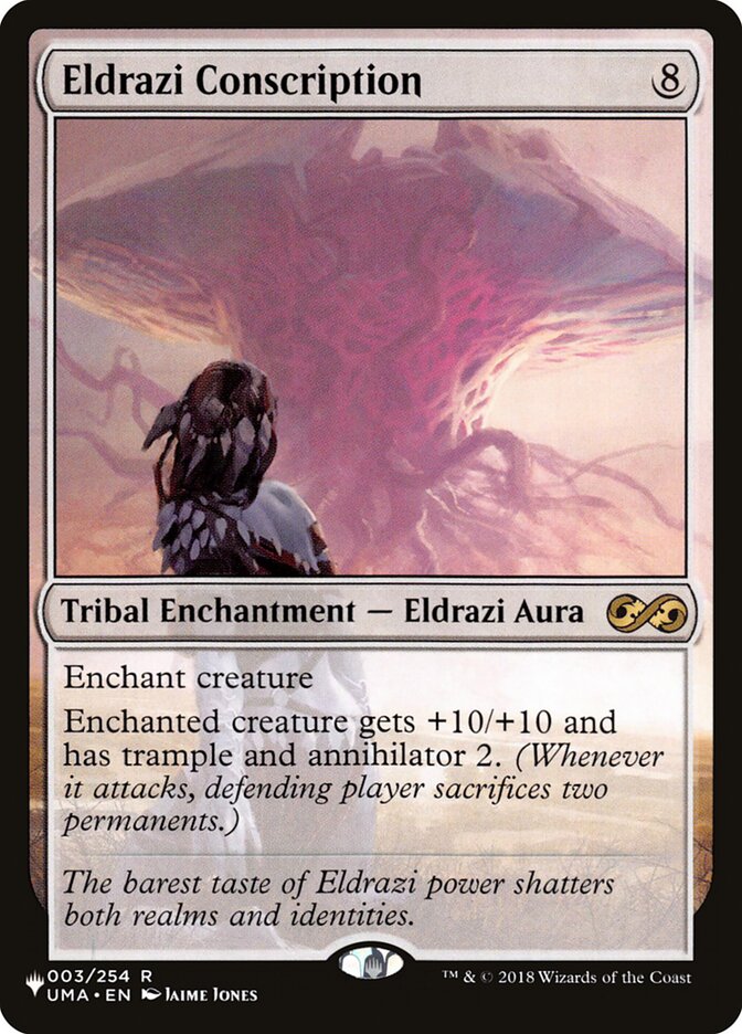 Eldrazi Conscription (The List) Medium Play
