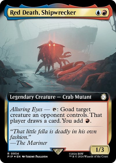 Red Death, Shipwrecker (Extended Art) (Surge Foil) (Universes Beyond: Fallout) Near Mint Foil