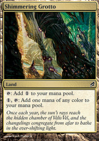 Shimmering Grotto (Lorwyn) Medium Play Foil