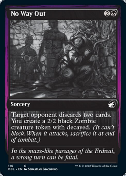 No Way Out (Innistrad: Double Feature) Light Play Foil