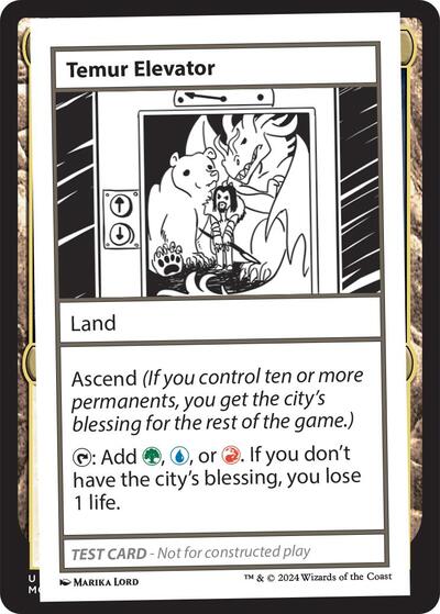 Temur Elevator|4|0|0.00