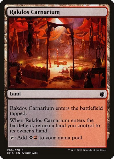 Rakdos Carnarium (Commander Anthology) Light Play