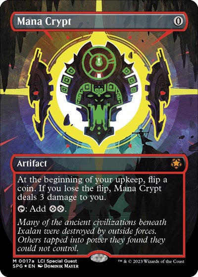 Mana Crypt (0017a) (Borderless) (Special Guests) Near Mint Foil