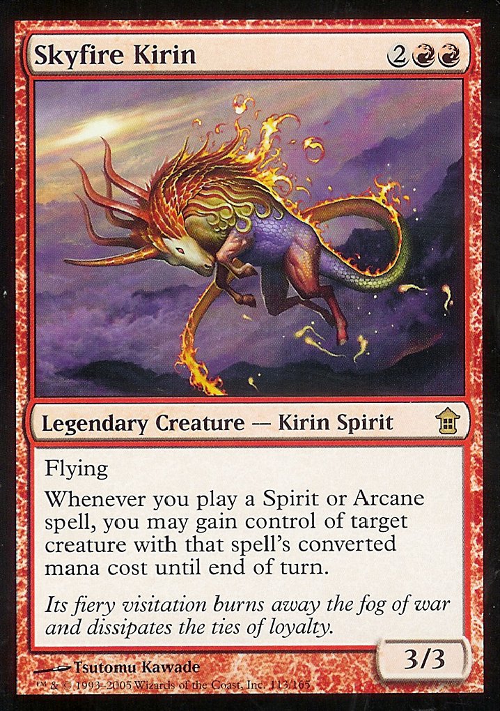 Skyfire Kirin (Saviors of Kamigawa) Light Play
