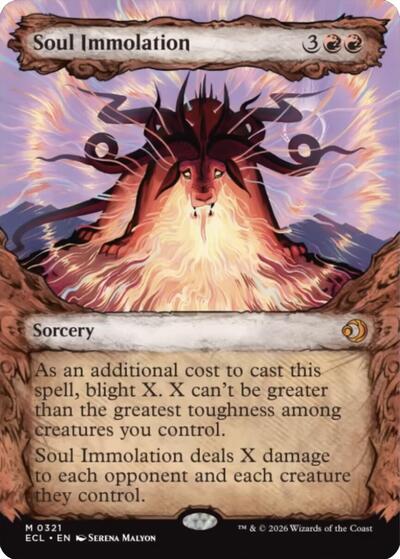 Soul Immolation (Showcase) (Lorwyn Eclipsed) Near Mint