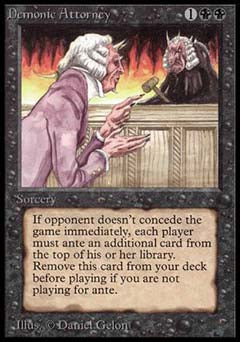 Demonic Attorney (Beta) Medium Play