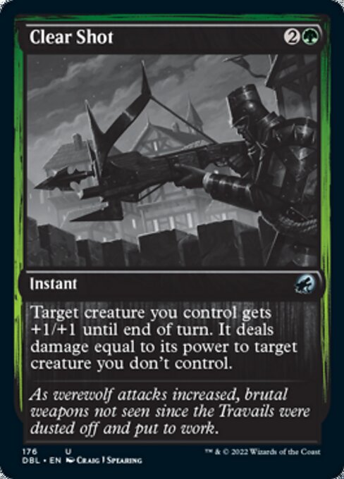 Clear Shot (Innistrad: Double Feature) Light Play Foil