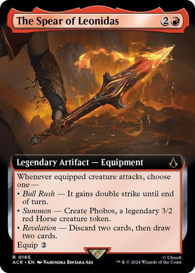 The Spear of Leonidas (Extended Art) (Universes Beyond: Assassin's Creed) Near Mint Foil