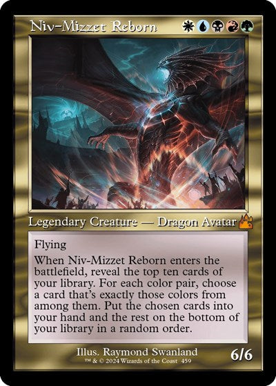 Niv-Mizzet Reborn (Retro Frame) (Ravnica Remastered) Near Mint Foil