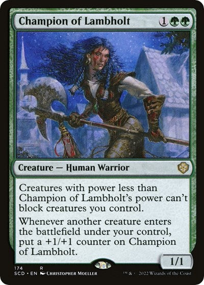 Champion of Lambholt (Commander 2022 Starter Decks) Near Mint