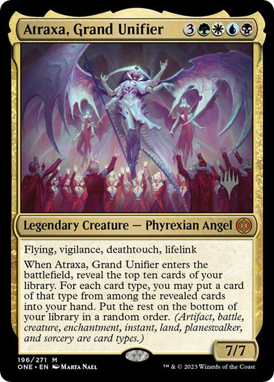 Atraxa, Grand Unifier (Promo Pack: Phyrexia: All Will Be One) Near Mint Foil