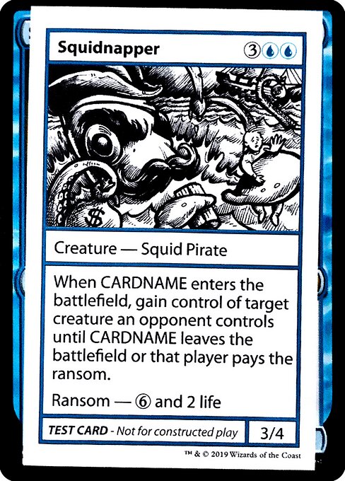 Squidnapper (No PW Symbol) (Mystery Booster Test Print 2021) Light Play