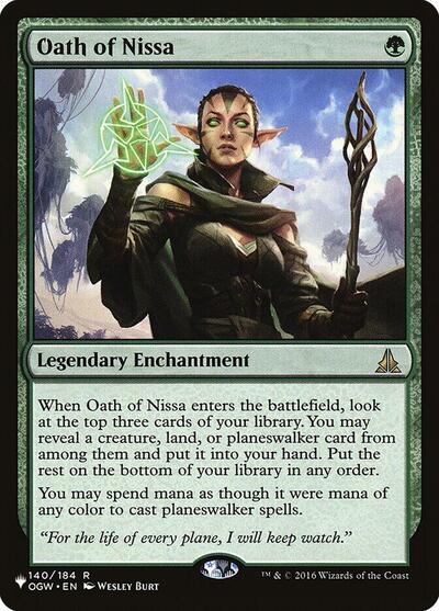 Oath of Nissa|3|0|0.00