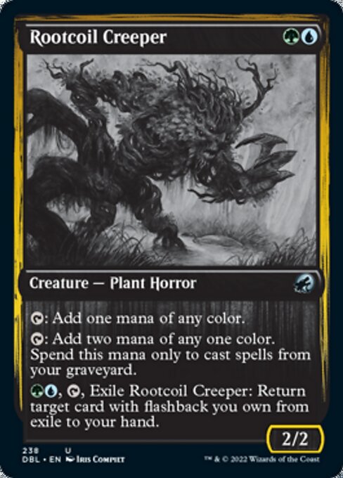 Rootcoil Creeper (Innistrad: Double Feature) Light Play