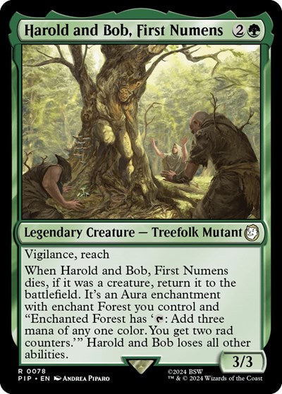 Harold and Bob, First Numens (Universes Beyond: Fallout) Near Mint Foil