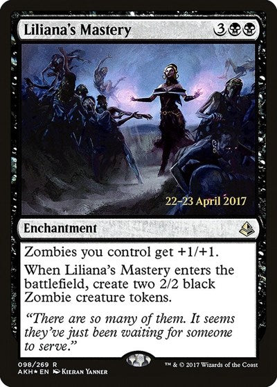 Liliana's Mastery (Promos: Prerelease Cards) Light Play Foil
