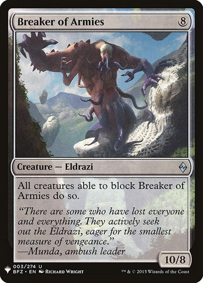 Breaker of Armies (Mystery Booster) Near Mint