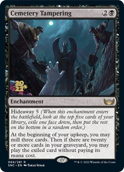 Cemetery Tampering (Promos: Prerelease Cards) Near Mint Foil