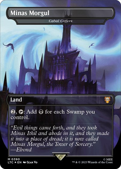 Minas Morgul - Cabal Coffers (Surge Foil) (Commander: The Lord of the Rings: Tales of Middle-earth) Light Play Foil