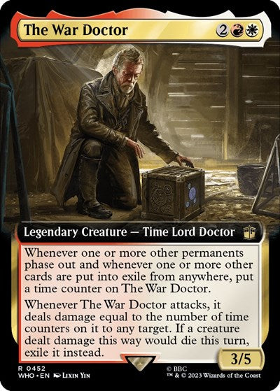 The War Doctor (Extended Art) (Universes Beyond: Doctor Who) Near Mint Foil