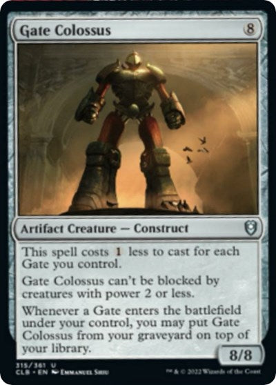 Gate Colossus (Commander Legends: Battle for Baldur's Gate) Light Play