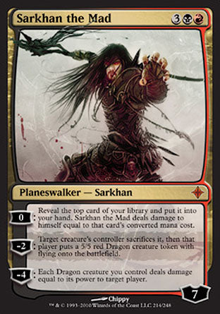 Sarkhan the Mad (Rise of the Eldrazi) Damaged / Poor Foil