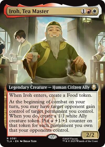 Iroh, Tea Master (Extended Art) (Avatar: The Last Airbender) Near Mint