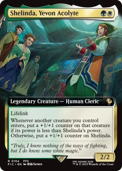 Shelinda, Yevon Acolyte (Extended Art) (Commander: FINAL FANTASY) Near Mint