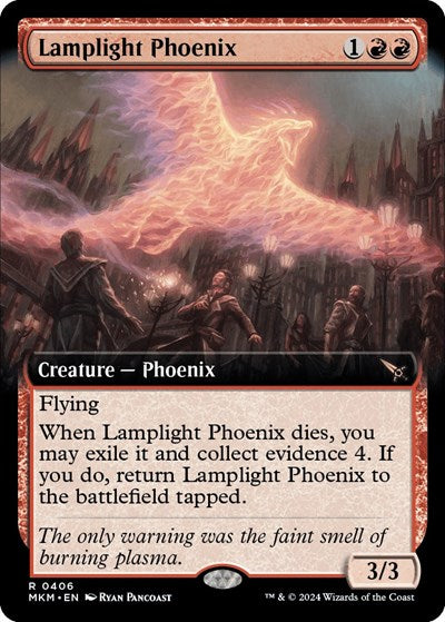 Lamplight Phoenix (Extended Art) (Murders at Karlov Manor) Near Mint