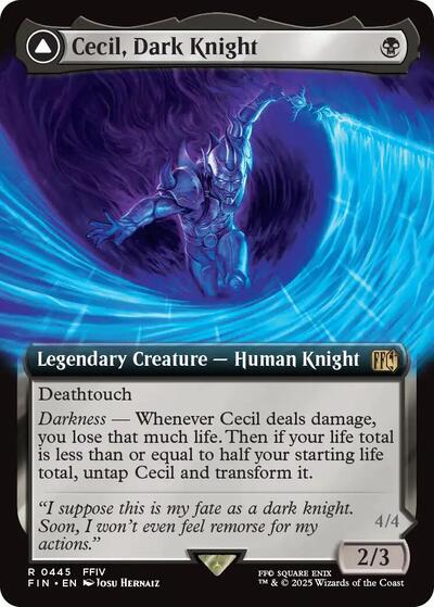 Cecil, Dark Knight / Cecil, Redeemed Paladin (Extended Art) (Universes Beyond: FINAL FANTASY) Light Play