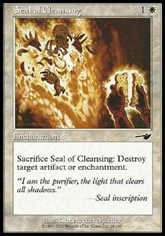 Seal of Cleansing (Nemesis) Heavy Play Foil