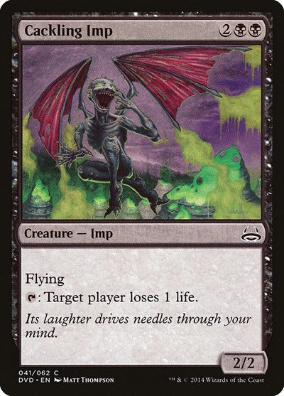 Cackling Imp (Duel Decks: Anthology) Light Play