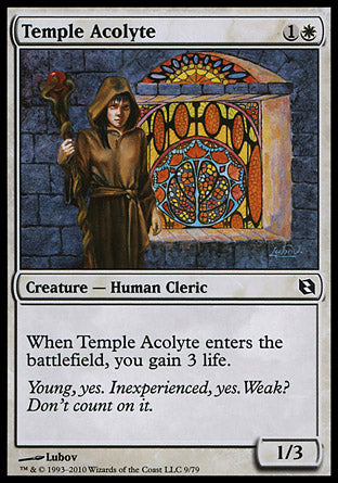Temple Acolyte (Duel Decks: Elspeth vs Tezzeret) Light Play